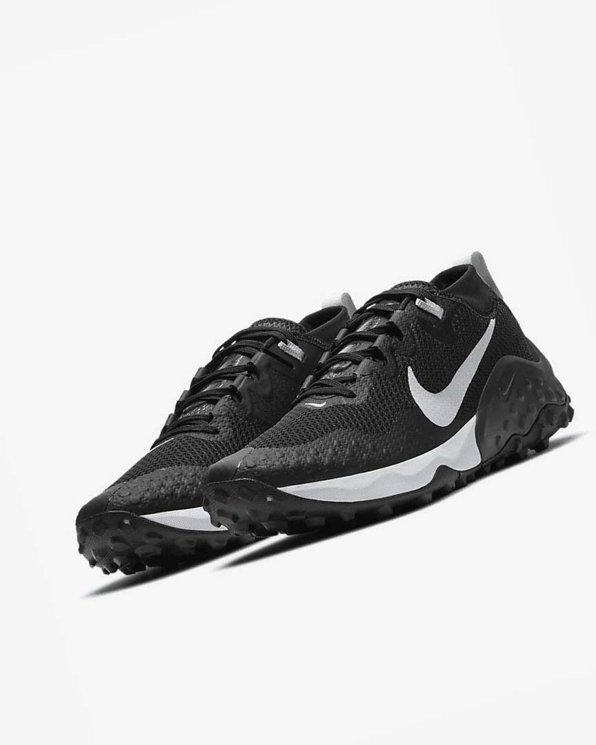 Zapatillas De Trail Running Nike Wildhorse 7 Hombre Negras Blancas | CR5023