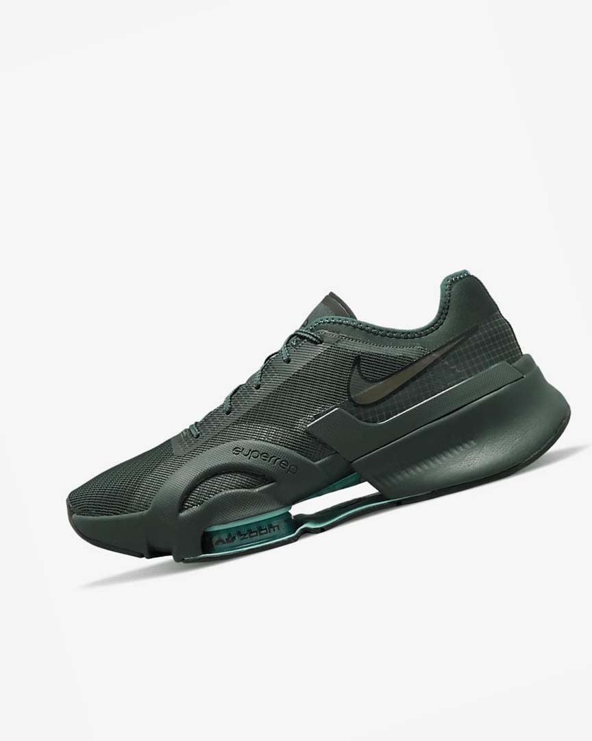 Zapatillas Deportivos Nike Air Zoom SuperRep 3 Hombre Verde Turquesa Negras Multicolor | CR1123