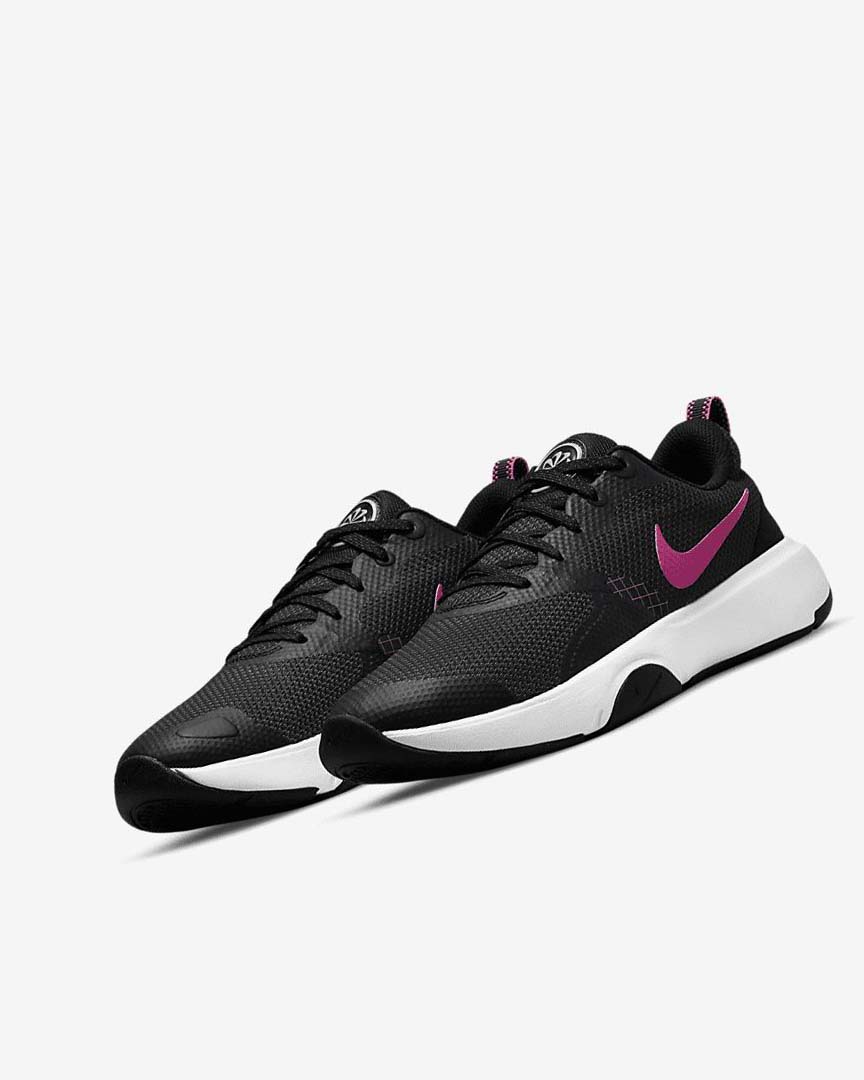 Zapatillas Deportivos Nike City Rep TR Mujer Negras Moradas Moradas Rosas | CR2491