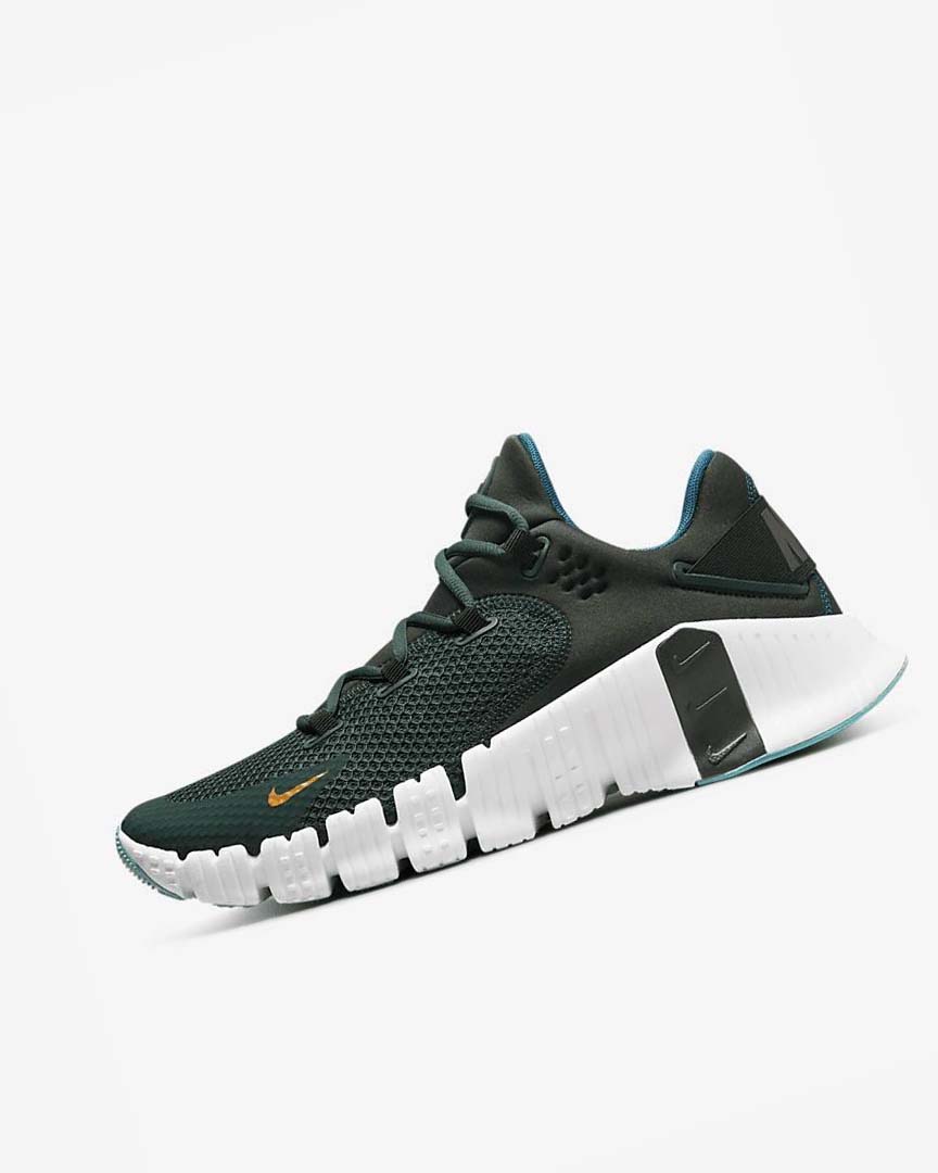 Zapatillas Deportivos Nike Free Metcon 4 Hombre Verde Negras Blancas | CR5415