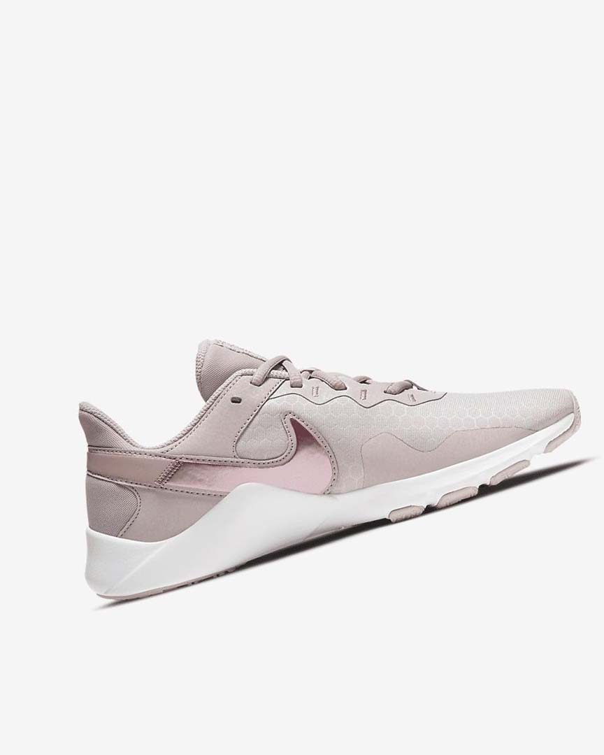 Zapatillas Deportivos Nike Legend Essential 2 Mujer Plateadas Moradas Gris Moradas Blancas | CR1191