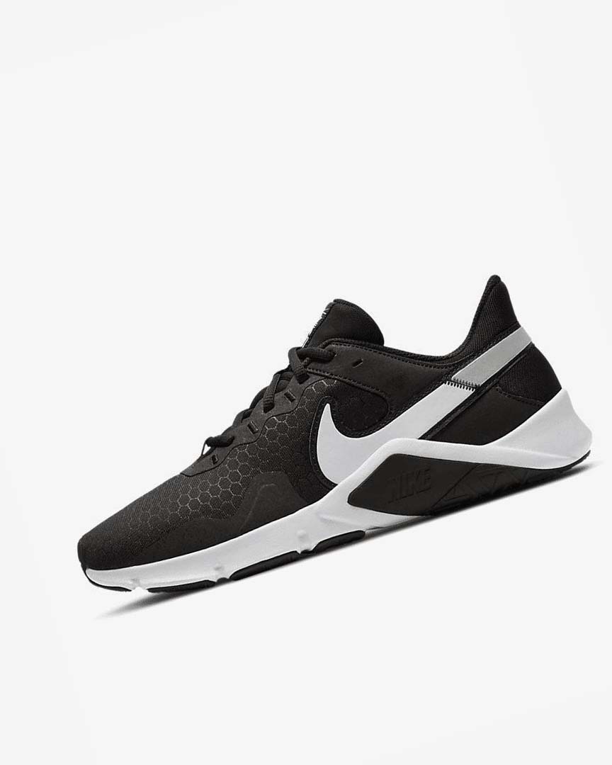 Zapatillas Deportivos Nike Legend Essential 2 Hombre Negras Metal Plateadas Blancas | CR2482