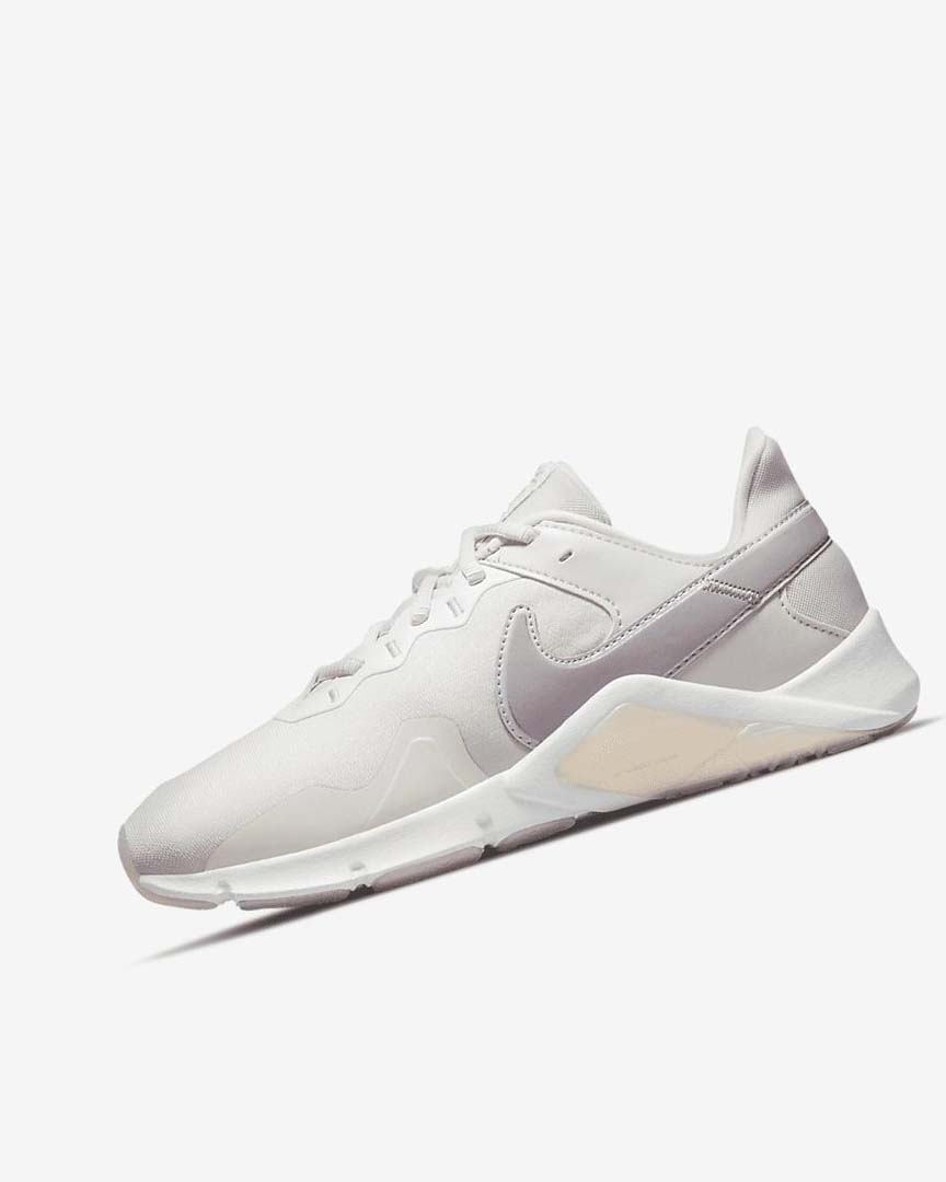 Zapatillas Deportivos Nike Legend Essential 2 Premium Mujer Gris Blancas Metal | CR2737