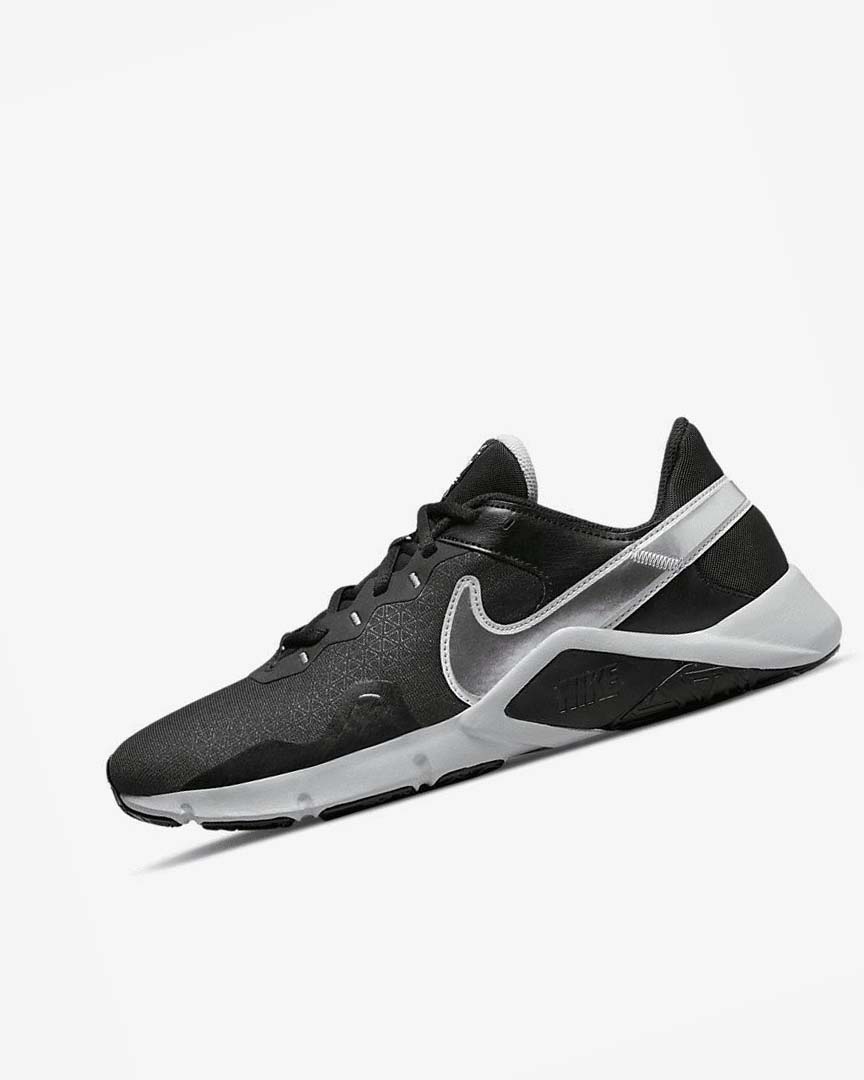 Zapatillas Deportivos Nike Legend Essential 2 Hombre Negras Metal Plateadas Metal Gris | CR2812