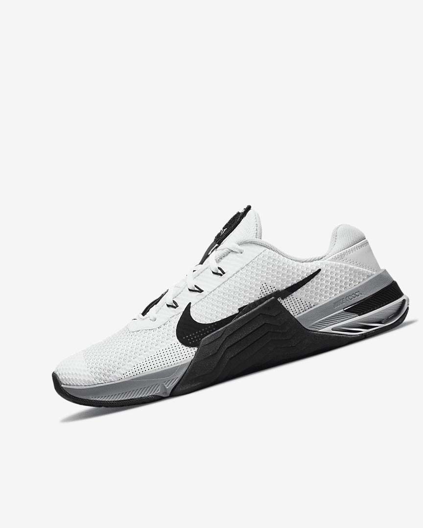 Zapatillas Deportivos Nike Metcon 7 Mujer Blancas Gris Plateadas Negras | CR5404