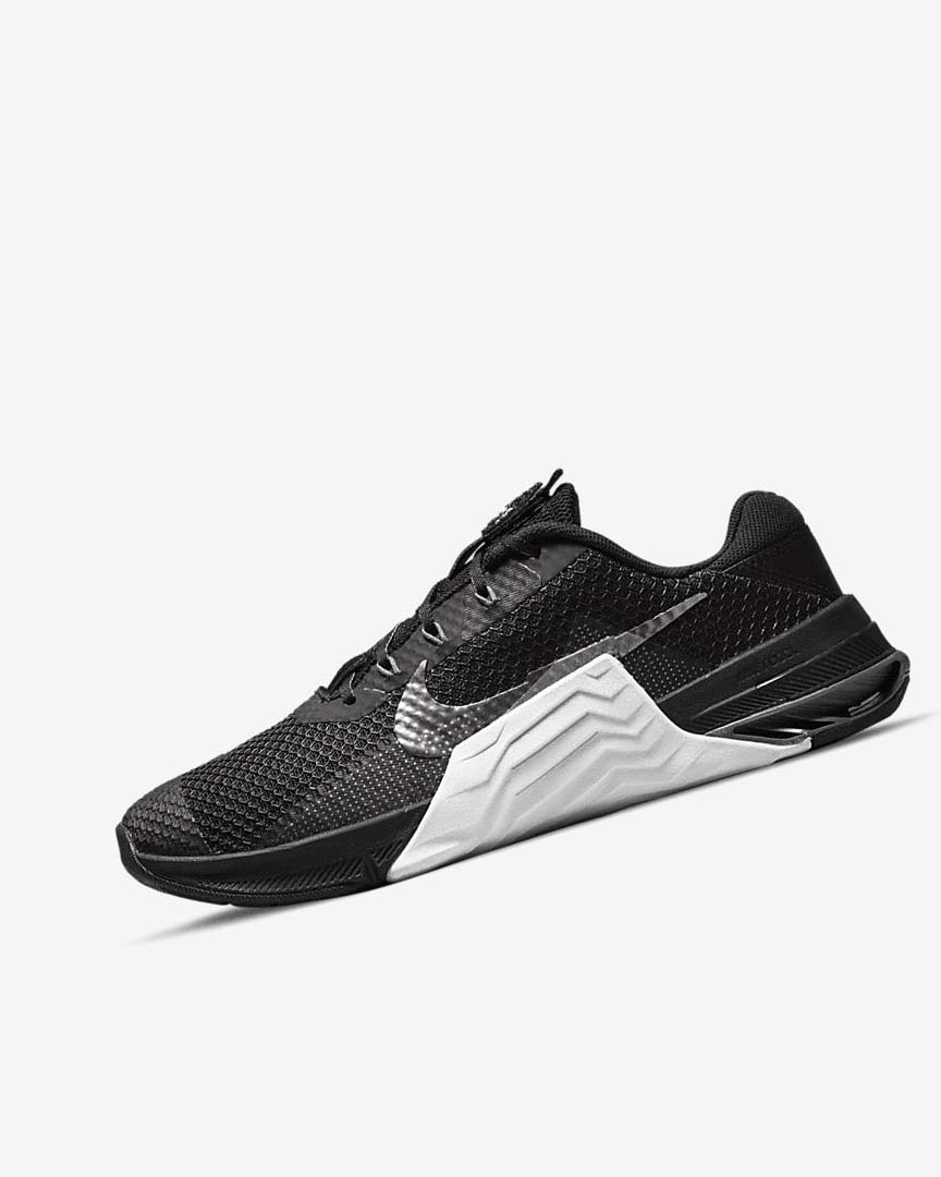 Zapatillas Deportivos Nike Metcon 7 Mujer Negras Blancas Gris Metal Gris Oscuro | CR5580