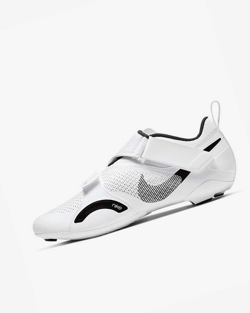 Zapatillas Deportivos Nike SuperRep Cycle Hombre Blancas Negras | CR2383