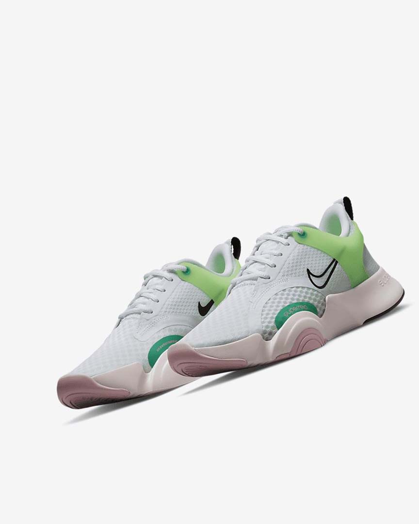 Zapatillas Deportivos Nike SuperRep Go 2 Mujer Blancas Verde Rosas Claro Negras | CR1134