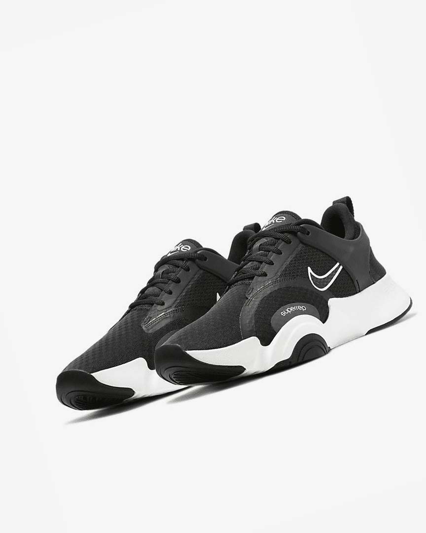 Zapatillas Deportivos Nike SuperRep Go 2 Hombre Negras Blancas | CR4658