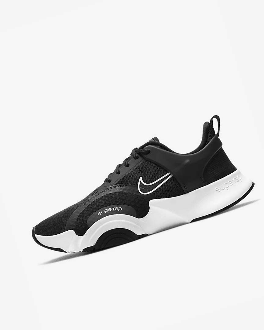 Zapatillas Deportivos Nike SuperRep Go 2 Hombre Negras Blancas | CR4658