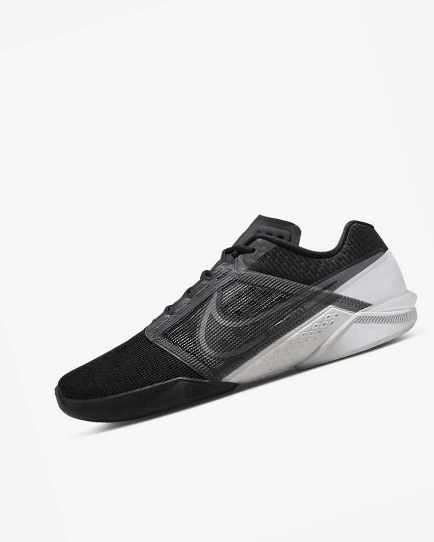 Zapatillas Deportivos Nike Zoom Metcon Turbo 2 Hombre Negras Blancas Gris | CR3052