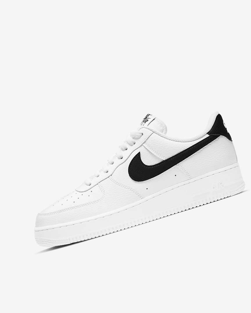 Zapatillas Nike Air Force 1 \'07 Hombre Blancas Negras | CR4937