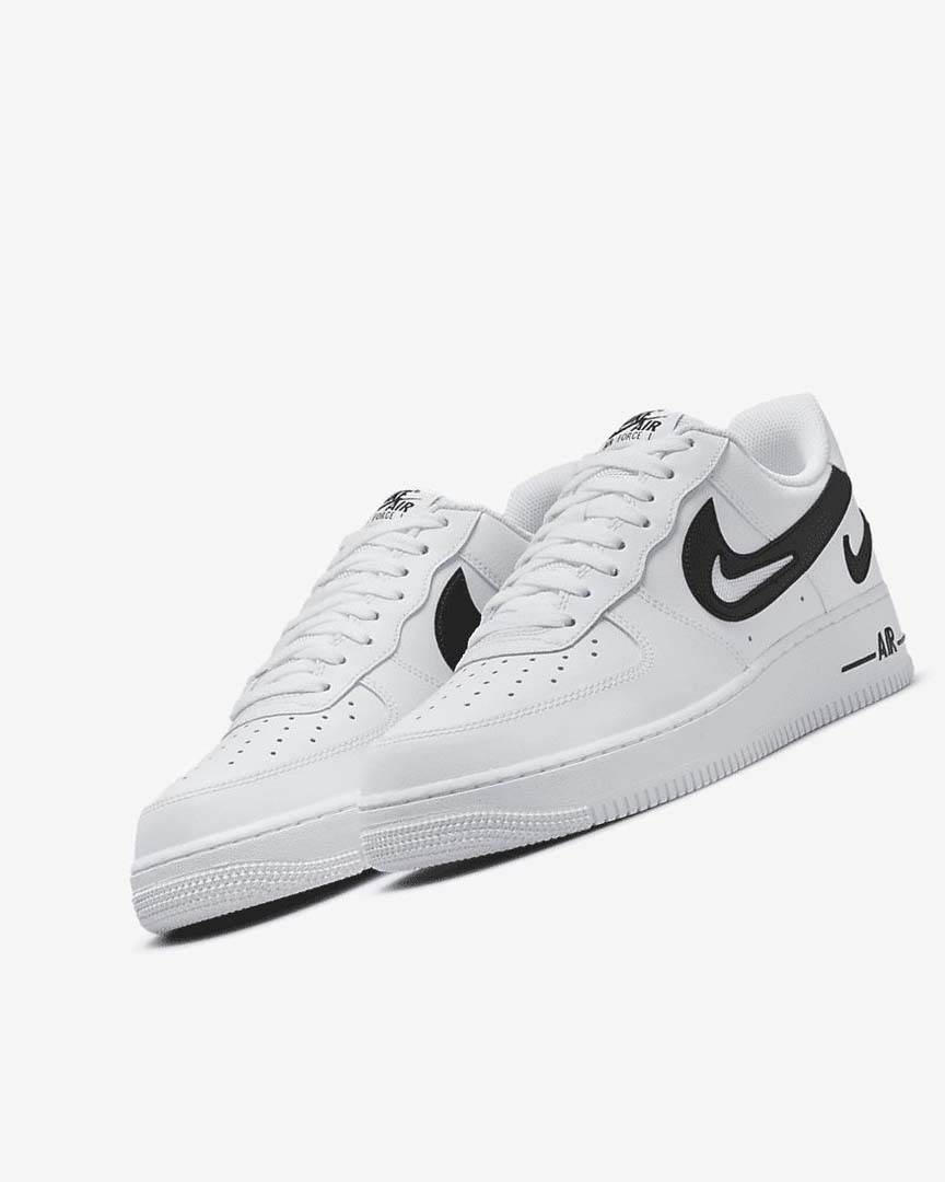 Zapatillas Nike Air Force 1 '07 Hombre Blancas Negras | CR5385