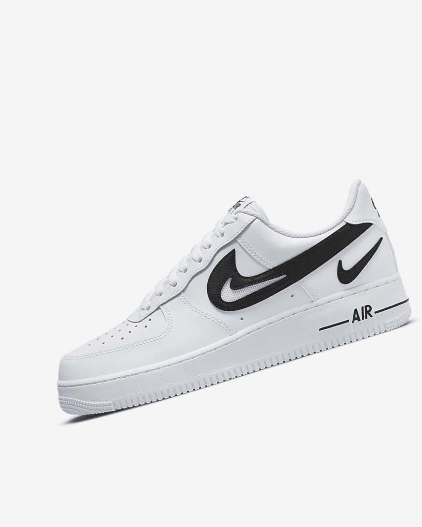 Zapatillas Nike Air Force 1 \'07 Hombre Blancas Negras | CR5385