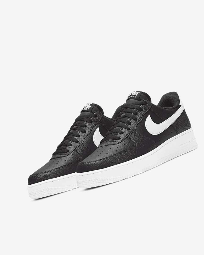 Zapatillas Nike Air Force 1 '07 Hombre Negras Blancas | CR2961