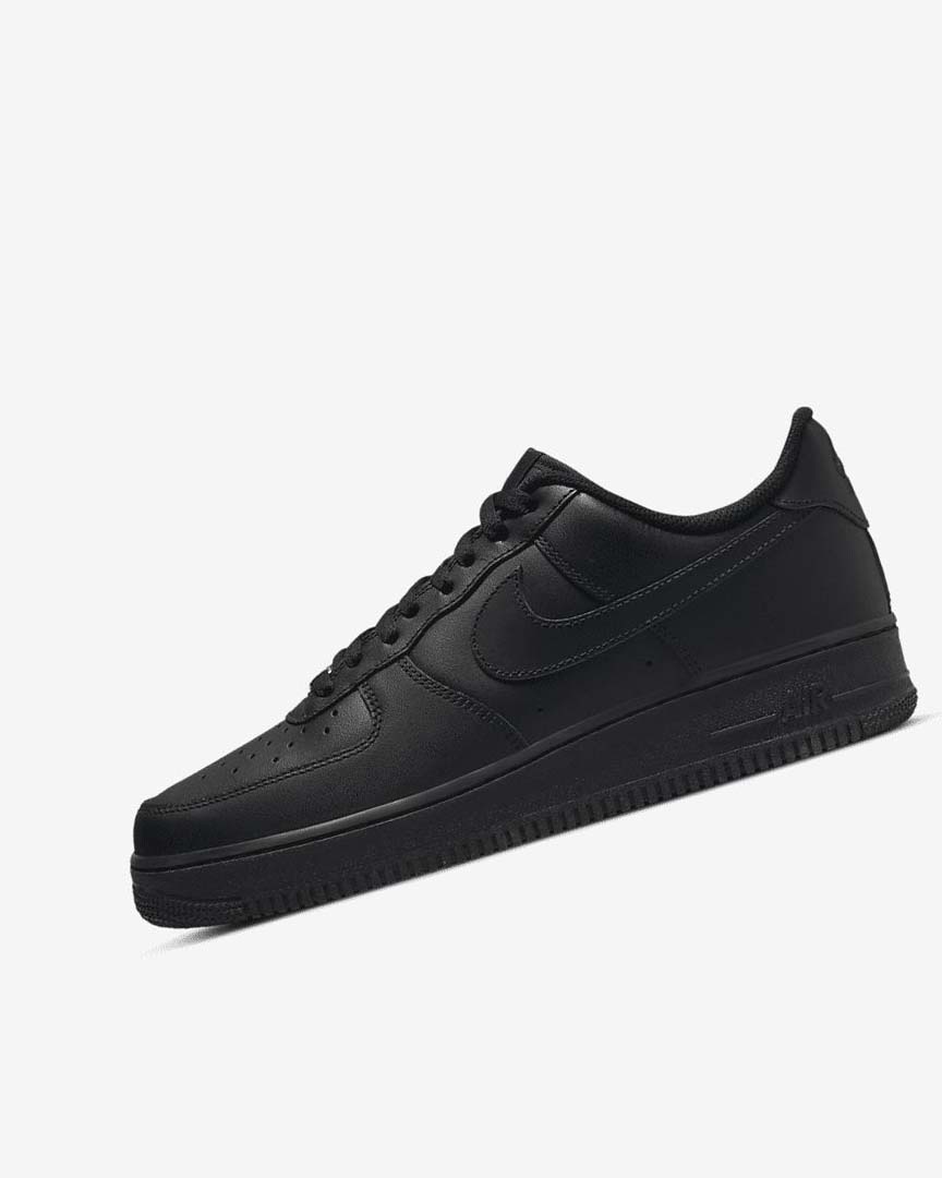 Zapatillas Nike Air Force 1 \'07 Hombre Negras Negras | CR5226