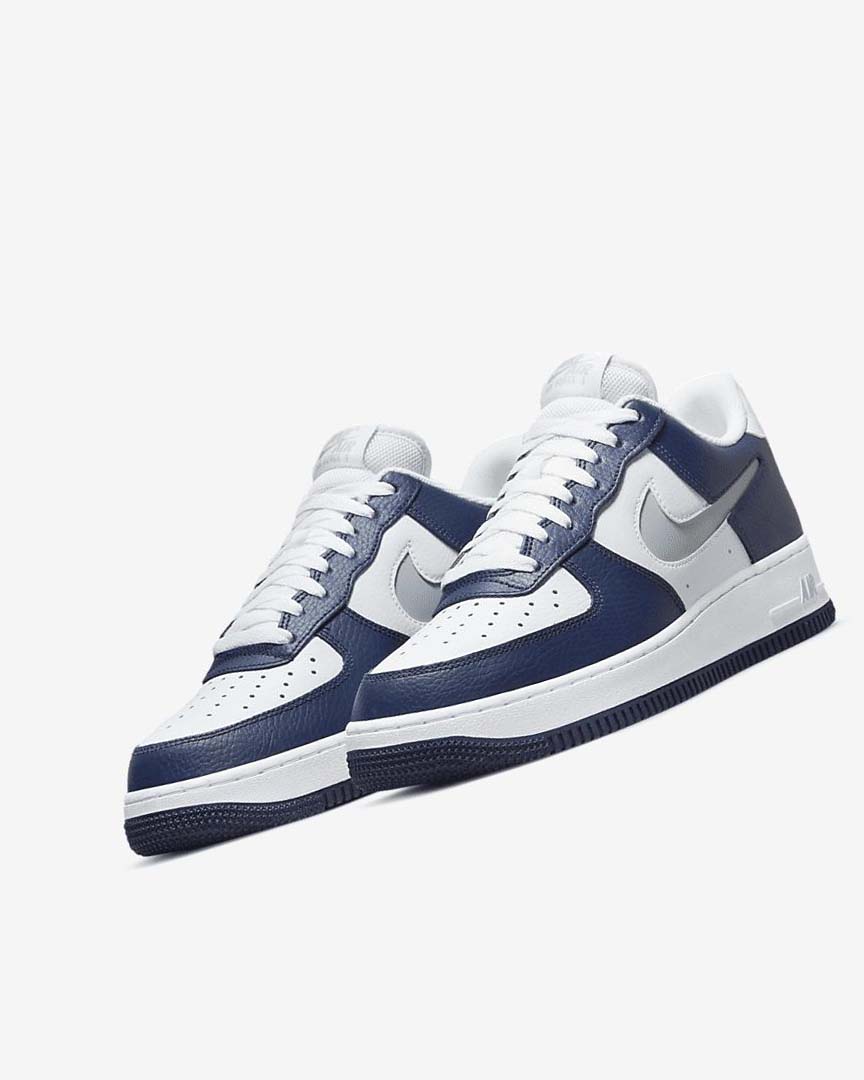 Zapatillas Nike Air Force 1 '07 LV8 Hombre Azul Marino Blancas Gris | CR3116