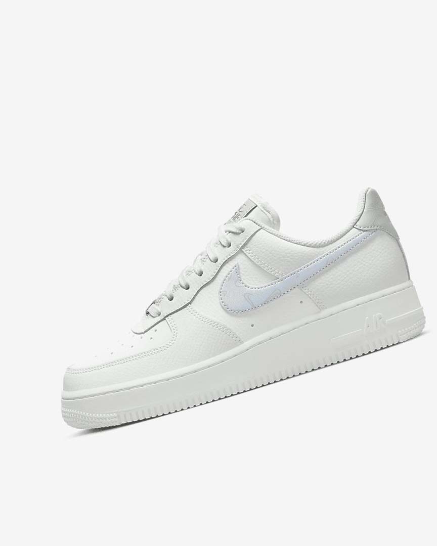 Zapatillas Nike Air Force 1 \'07 Mujer Blancas Metal Plateadas Azules Claro | CR2288