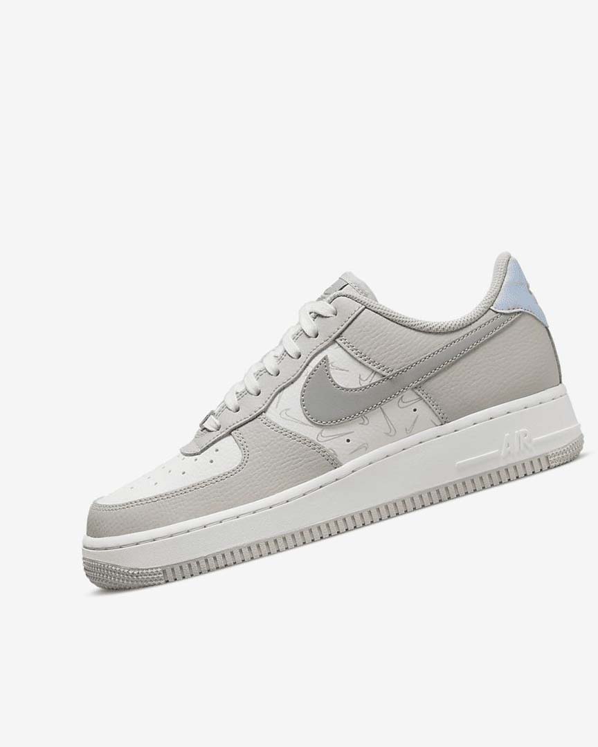 Zapatillas Nike Air Force 1 \'07 Mujer Blancas Metal Plateadas Plateadas | CR2579