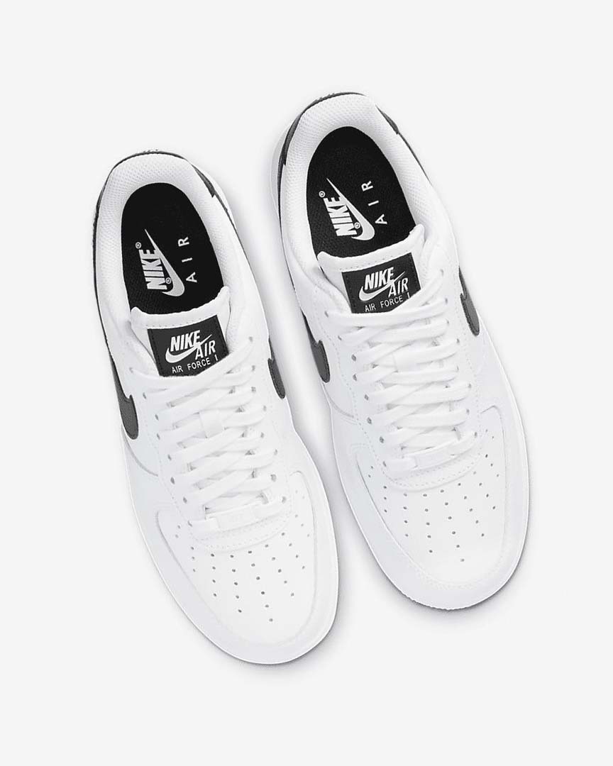 Zapatillas Nike Air Force 1 '07 Mujer Blancas Blancas Blancas Negras | CR3276