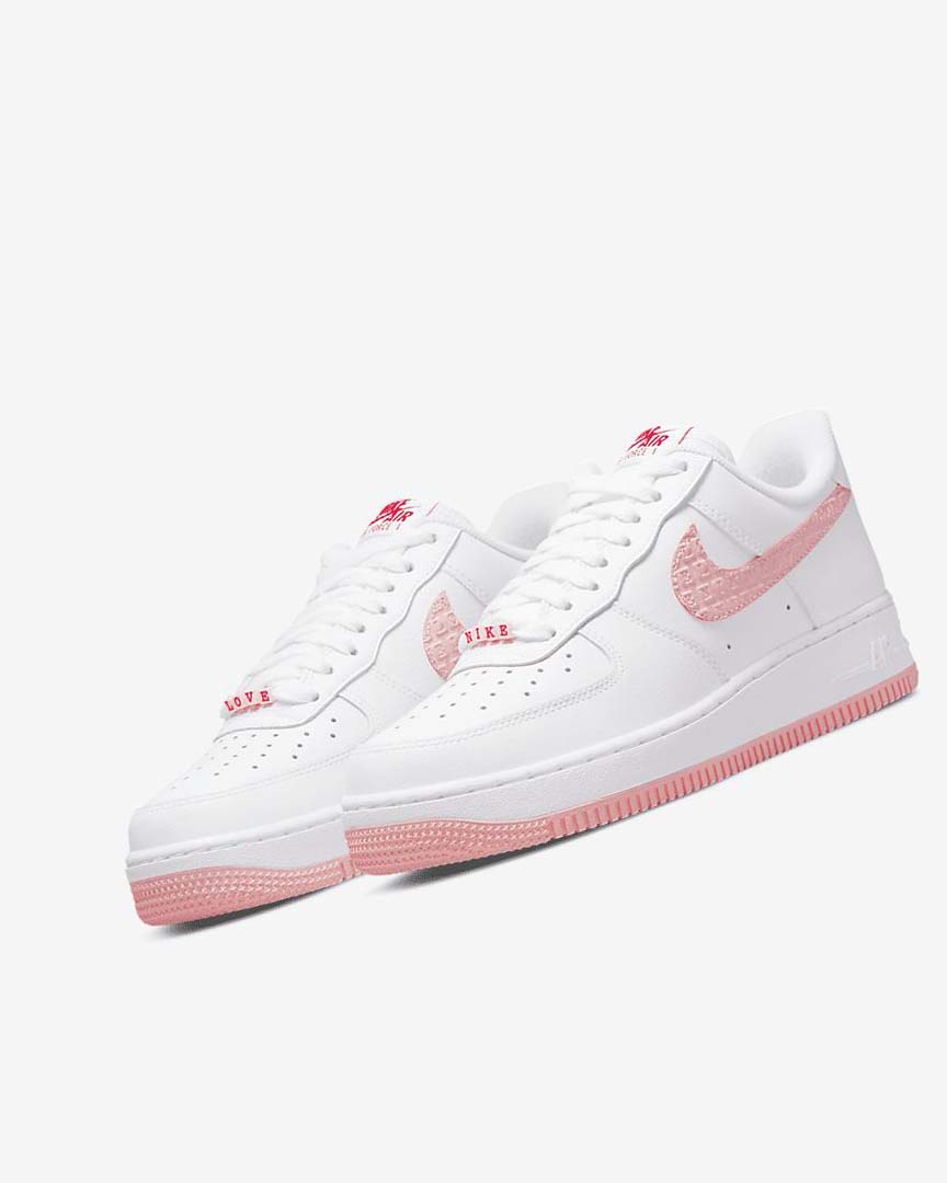 Zapatillas Nike Air Force 1 '07 Mujer Blancas Rojas | CR4632