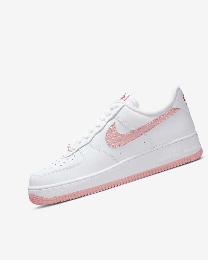 Zapatillas Nike Air Force 1 \'07 Mujer Blancas Rojas | CR4632