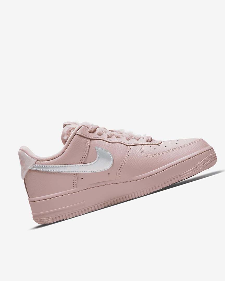 Zapatillas Nike Air Force 1 '07 Mujer Rosas Metal Plateadas | CR5164