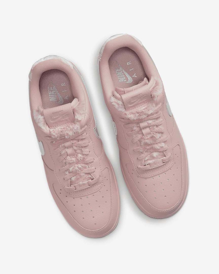 Zapatillas Nike Air Force 1 '07 Mujer Rosas Metal Plateadas | CR5164