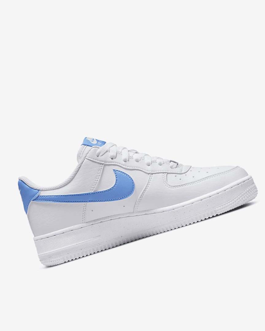 Zapatillas Nike Air Force 1 '07 Next Nature Mujer Blancas Metal Plateadas Azules | CR2728