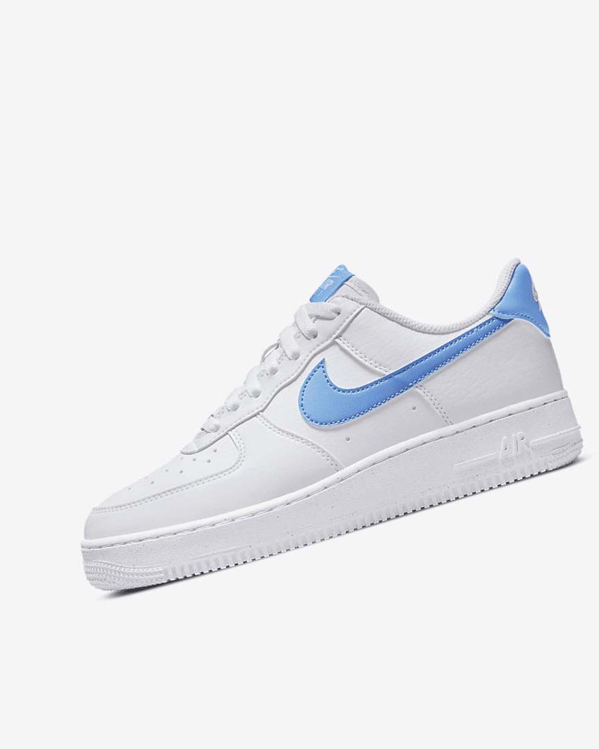 Zapatillas Nike Air Force 1 \'07 Next Nature Mujer Blancas Metal Plateadas Azules | CR2728