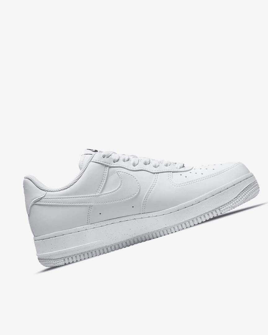 Zapatillas Nike Air Force 1 '07 Next Nature Mujer Blancas Negras Metal Plateadas Blancas | CR2966