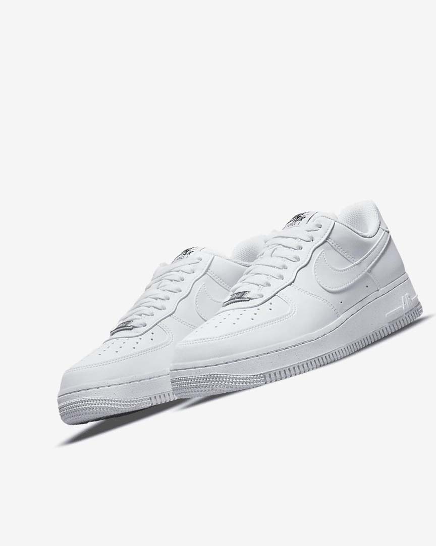 Zapatillas Nike Air Force 1 '07 Next Nature Mujer Blancas Negras Metal Plateadas Blancas | CR2966