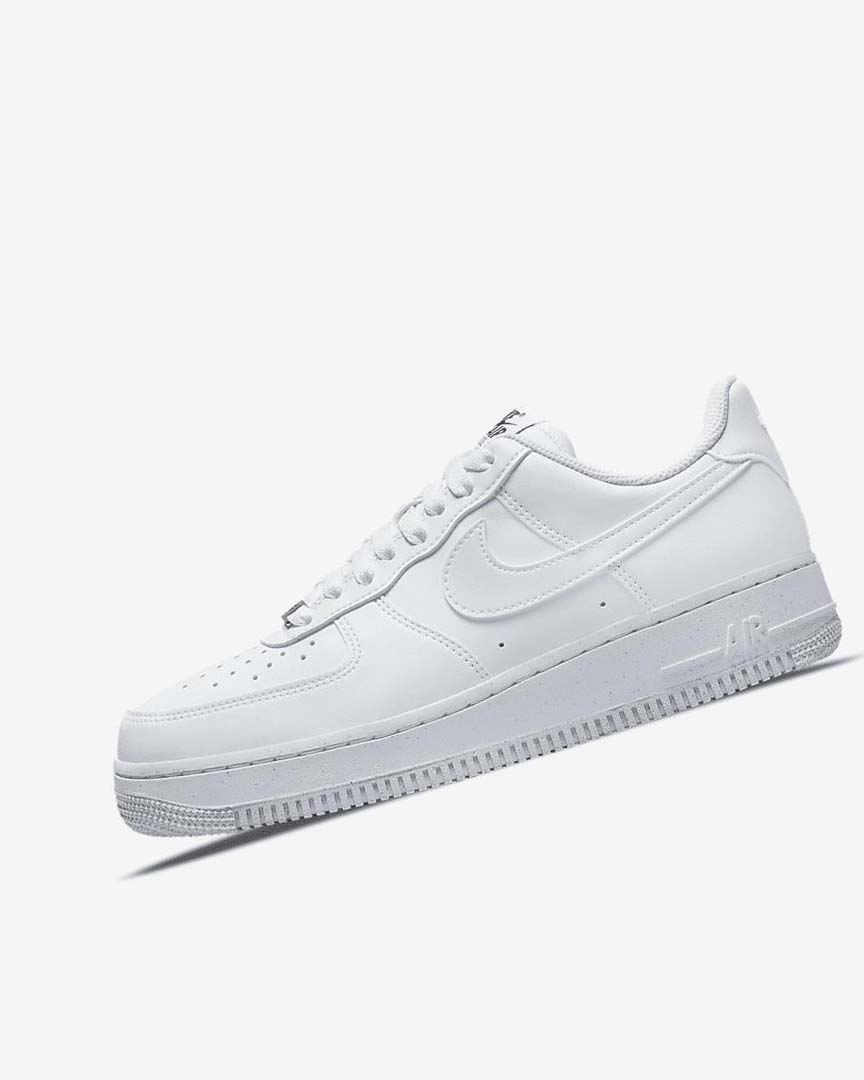 Zapatillas Nike Air Force 1 \'07 Next Nature Mujer Blancas Negras Metal Plateadas Blancas | CR2966