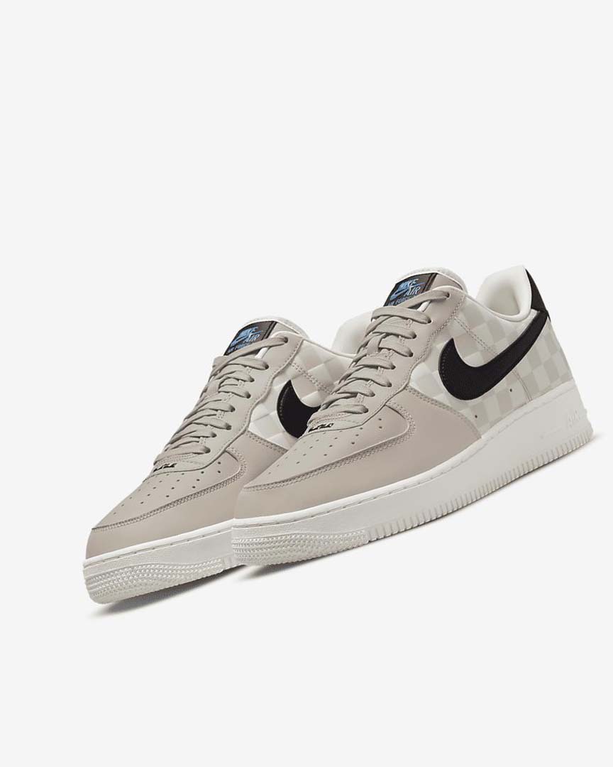 Zapatillas Nike Air Force 1 '07 QS Hombre Creme Negras Negras | CR4661