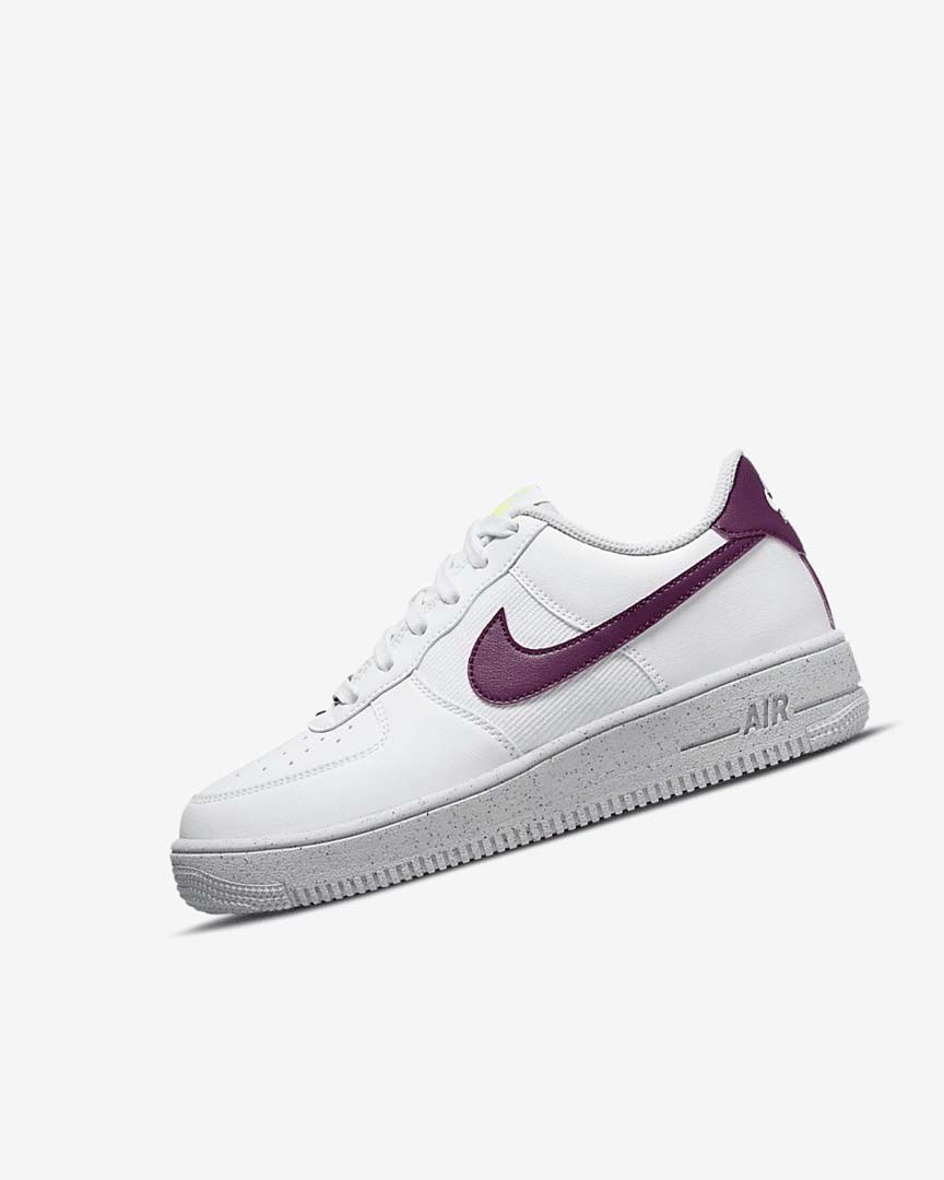 Zapatillas Nike Air Force 1 Crater Next Nature Niña Blancas Plateadas | CR4659