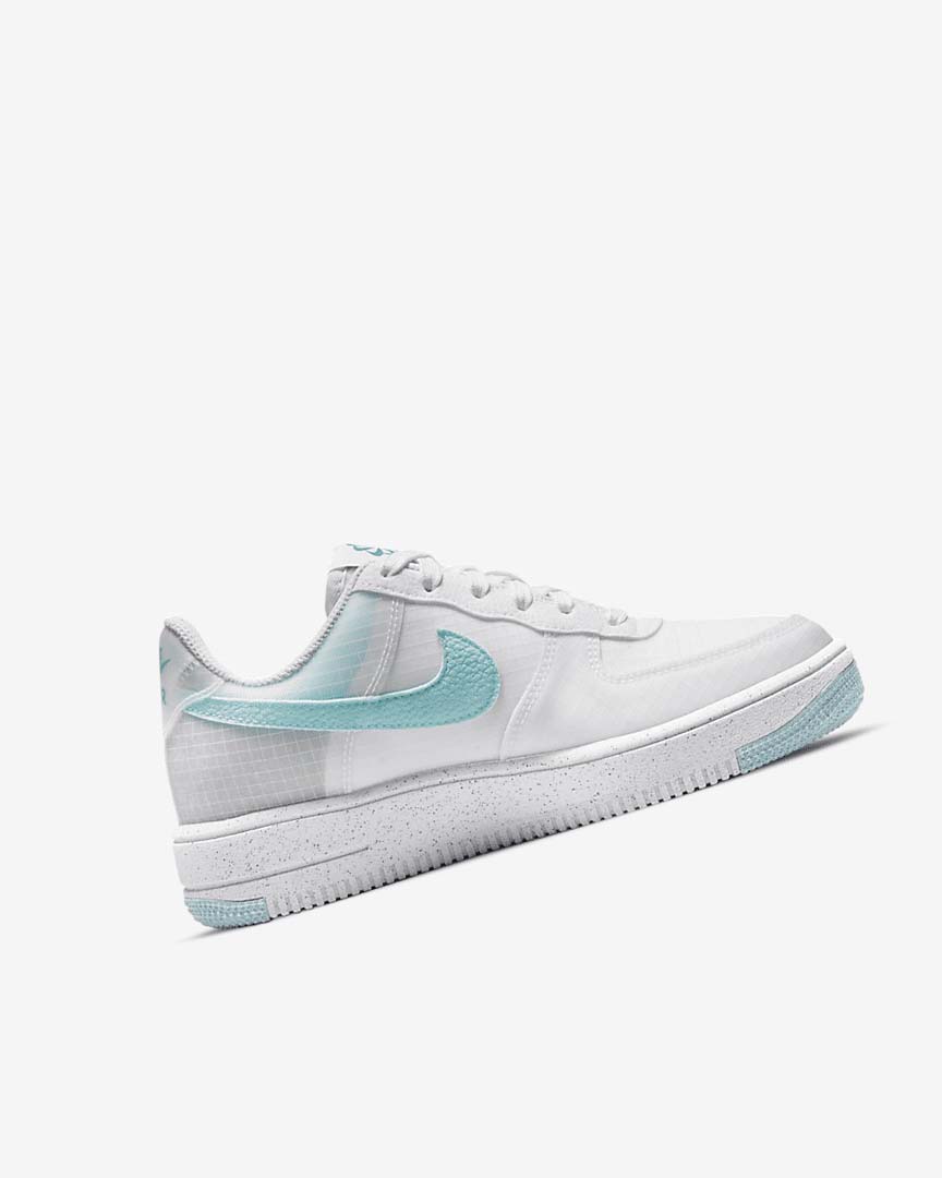 Zapatillas Nike Air Force 1 Crater Niña Blancas Azules | CR2980