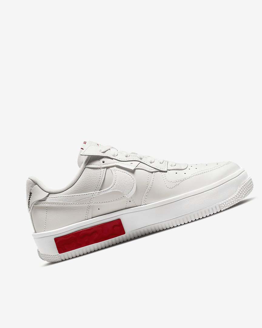 Zapatillas Nike Air Force 1 Fontanka Mujer Blancas Rojas | CR2637