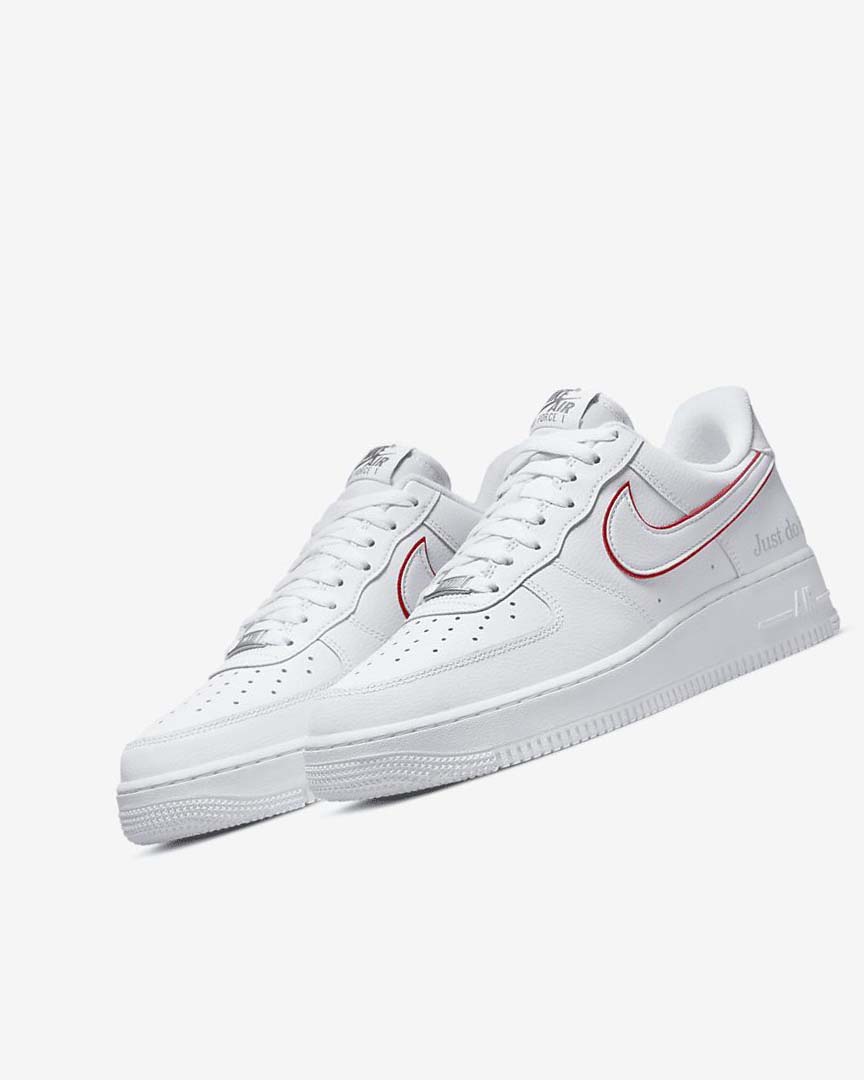 Zapatillas Nike Air Force 1 Hombre Blancas Verde Metal Plateadas Rojas | CR4988