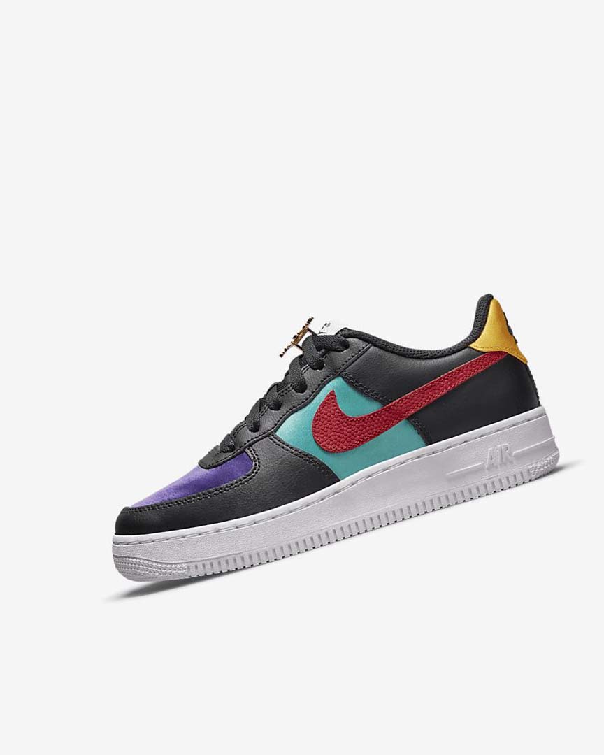 Zapatillas Nike Air Force 1 LV8 EMB Niña Negras Turquesa Moradas Rojas | CR5589