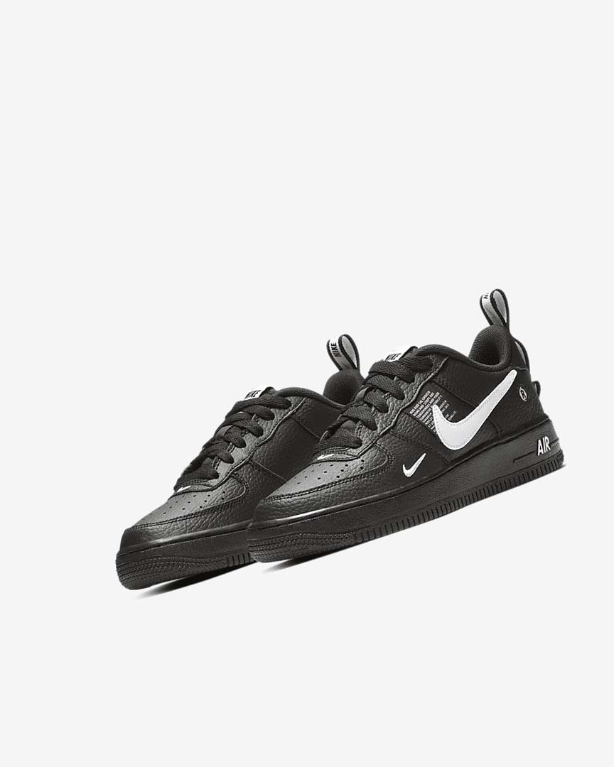 Zapatillas Nike Air Force 1 LV8 Utility Niño Negras Negras Amarillo Blancas | CR2553