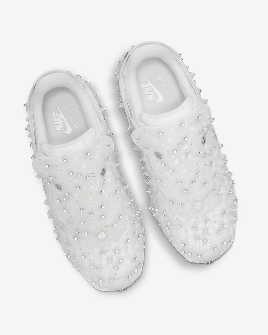 Zapatillas Nike Air Force 1 LXX x Swarovski Mujer Blancas Metal Plateadas Blancas | CR4647