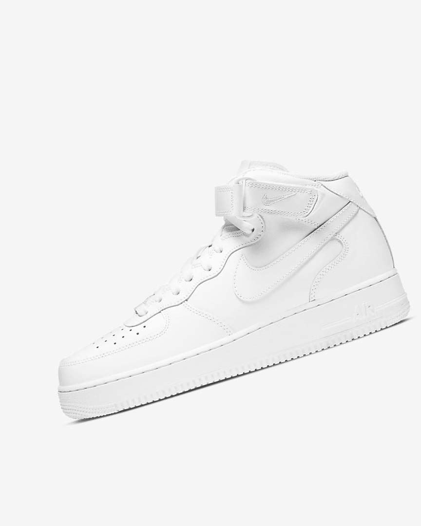 Zapatillas Nike Air Force 1 Mid \'07 Hombre Blancas Blancas | CR2978