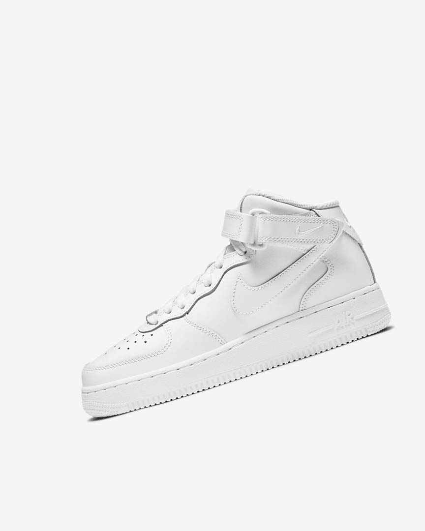 Zapatillas Nike Air Force 1 Mid LE Niña Blancas Blancas | CR4531