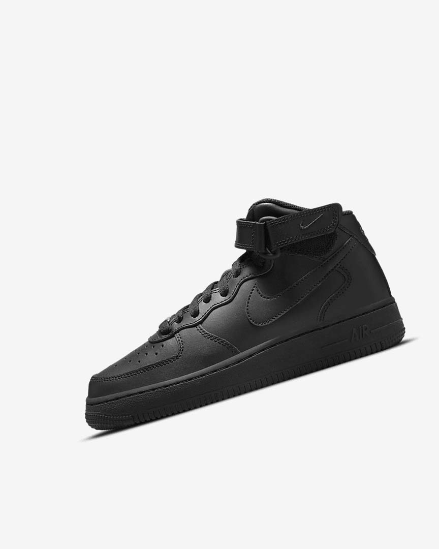 Zapatillas Nike Air Force 1 Mid LE Niña Negras Negras | CR5206