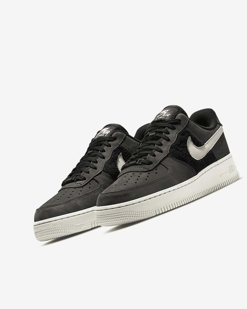 Zapatillas Nike Air Force 1 Mujer Negras Beige Claro | CR2489