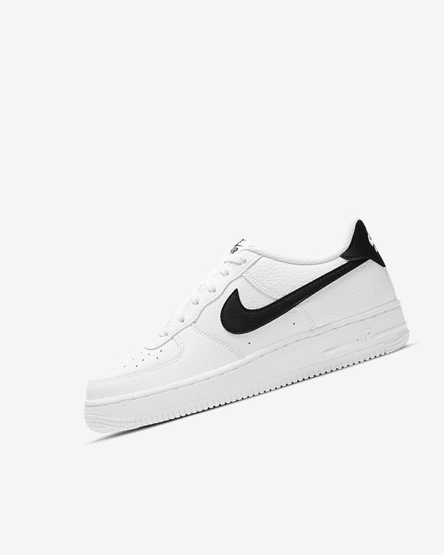 Zapatillas Nike Air Force 1 Niña Blancas Negras | CR3284