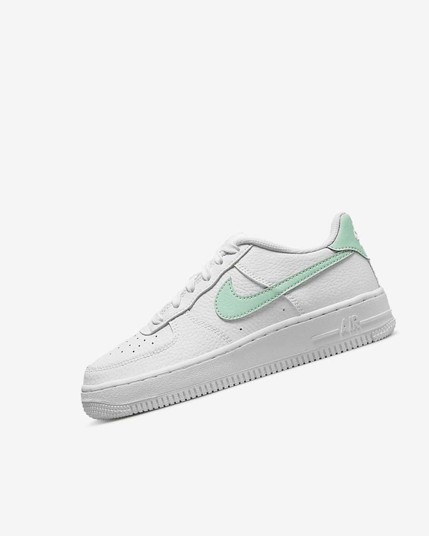 Zapatillas Nike Air Force 1 Niño Blancas Verde Menta | CR2217