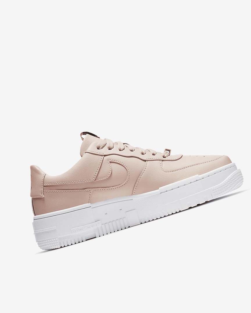 Zapatillas Nike Air Force 1 Pixel Mujer Beige Negras Blancas Beige | CR2657