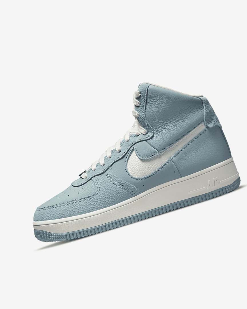 Zapatillas Nike Air Force 1 Sculpt Mujer Azules Metal Plateadas Blancas | CR3100