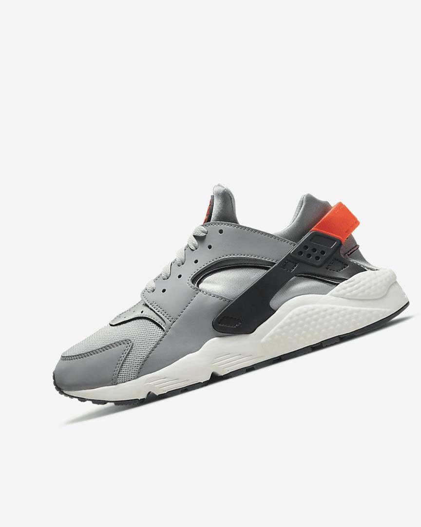 Zapatillas Nike Air Huarache Hombre Gris Gris Claro Naranjas | CR4500